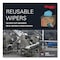 Wypall X80 Cloths, BRAG Box, HYDROKNIT, Blue, 11.1 x 16.8, 160 Wipers 41041 - alternate 21